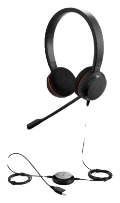 Imagine produs: Casti Call Center Stereo Jabra Evolve 20 UC, USB (Negru)