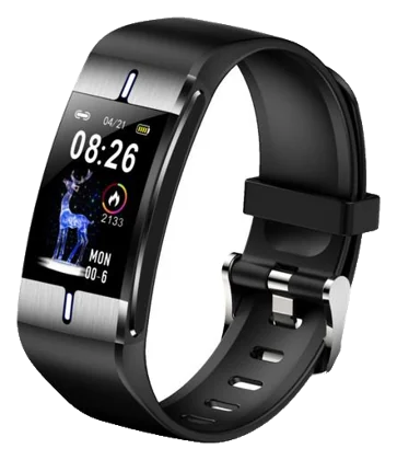 Imagine produs: Bratara fitness MaxCom FW34, IMC, Bluetooth, IP68 rezistenta la apa (Negru)