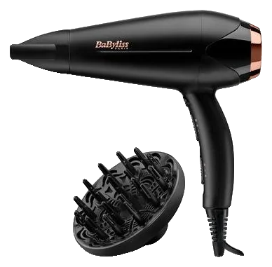 Imagine produs: Uscator de par BaByliss D570DE, 2200 W, 3 trepte de putere (Negru/Rose Gold)